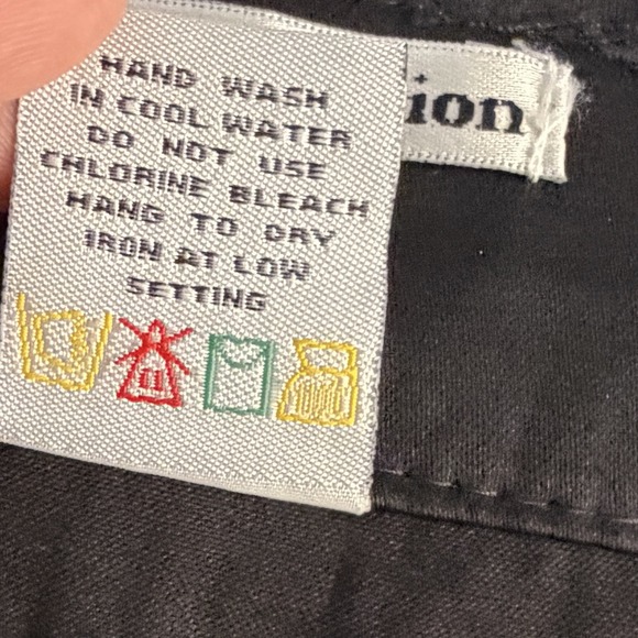 Dalia Collection Black Front Zip Pencil Skirt Size 8 Pockets Stretch Mod NWT - Picture 8 of 13